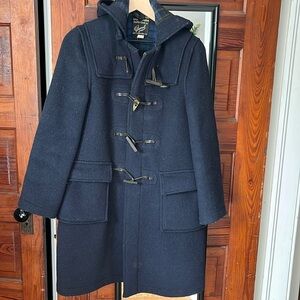 Gloverall original English Duffle Coat Navy Blue women’s size 10